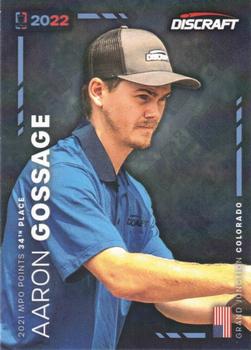 2022 Disc Golf Pro Tour #34 Aaron Gossage Front